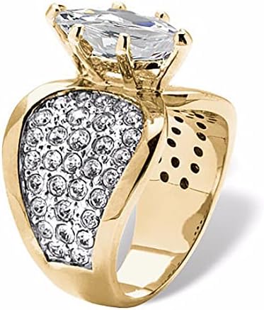 Ангажирање кружни исечени циркони жени свадбени прстени накит за накит за жени полни дијаманти дами ringвонат масти костуми