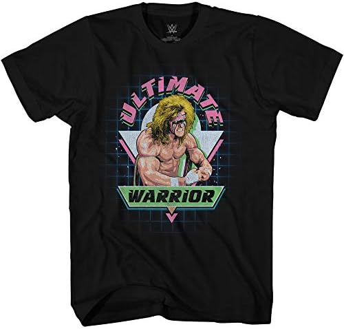 WWE Mens Ultimate Warrior Burts - Ultimate Warrior - Светска маица за шампион во борење