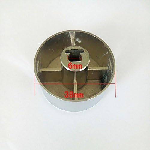 4 парчиња ротационен прекинувач за гас шпорети делови на шпорет на гасови на цинк -легура со тркалезно копче со хромирано обложување