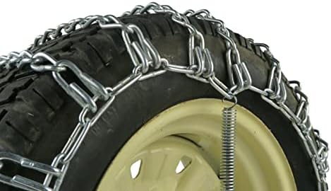 Продавницата РОП | 2 Пар за синџири на гуми за врски за MTD 16x7.5x8 Front & 25x10x8 заден трактор во дворот на гуми