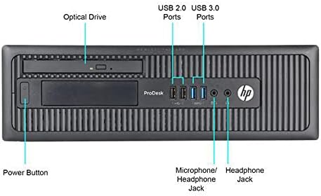 HP Десктоп Компјутер 600 G1 Prodesk Мала Форма ФАКТОР СФФ КОМПЈУТЕР, Интел Quad Core i5 до 3.60 GHz, 8GB Ram МЕМОРИЈА 500GB Хард Диск, WiFi, ДВД,
