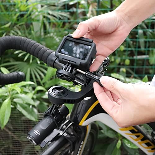 Нелбонс Go PRO Adapter Adapter Вметнете монтирање компатибилен со лентата за велосипеди, Go Pro Sport Action Camers, Брзо ослободување,