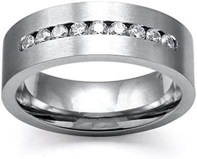 Women'sенски злато исполнет плоштад ЦЗ, принцеза-принцеза, 3-камен-венчален прстен за венчавки, невестински комплети за накит