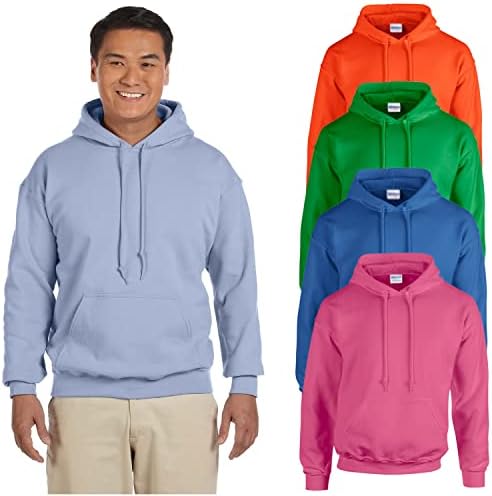 Gilddan Adult Hooded Pulverover Fleece Unisex Sweatshirt, Multipack Hoodie 1i2i4i6- Направете ваш сопствен сет на боја!