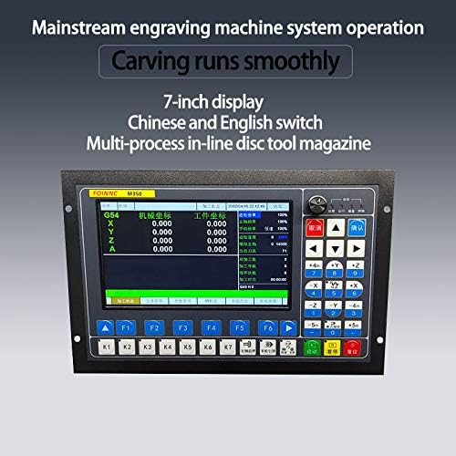 4-оска цпу систем за контрола на движење гравирање машина движење контролер 7-инчен екран во боја автоматски алатка промена мулти-процес СО