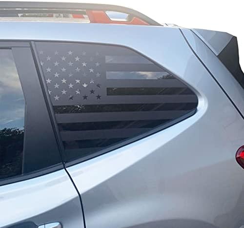 Zxiaochun 1pair Американски Знаме Прозорец Налепници За Автомобил SUV Камиони, Универзална Сад Знаме Винил Налепница Слободен Инсталација