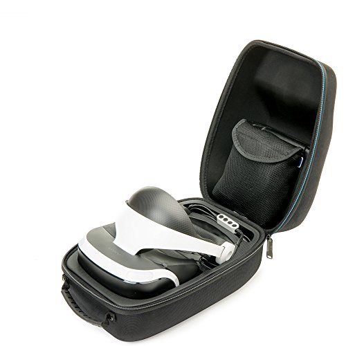 Слушалници за слушалки на Sony PlayStation VR и додатоци за носење - Случај за заштитно луксузно патување - Црна балистичка надворешност
