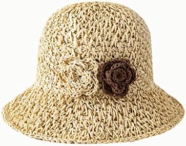 ZSEDP жени цвеќиња капа на отворено склопувачки капачиња на плажа летни капи на отворено