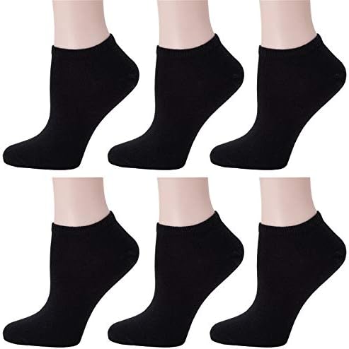 Луризал без шоу чорапи за жени дами Шарени кратки чорапи на глуждот Памук секој ден атлетски чорапи со ниски исечени
