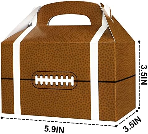 Фудбал Партија Третираат Кутии 24 Парчиња Фудбал Тема Подарок Кутија Снек Бонбони Добрите Кеси Картонски Кутии Совршен За Спортски