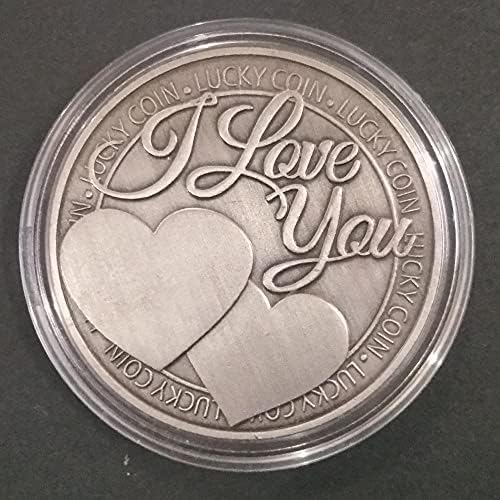 2019 година Нова loveубов комеморативна монета Loveубов монета Bitcoin комеморативна монета монета реплика занаетчиска колекција сувенири украси