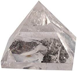 Хонгџинтински природен рок Кристал кварц Камен пирамида триаголник приближно. W2.09inches