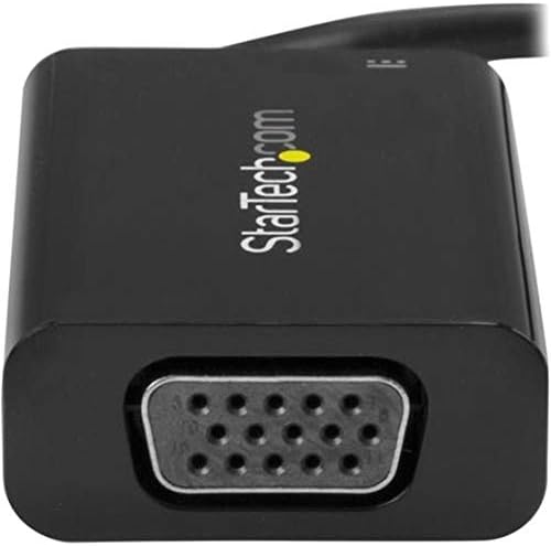 Startech.com USB C до VGA адаптер со испорака на електрична енергија - 1080p USB Type -C до VGA Monitor Video Converter W/ полнење - 60W PD