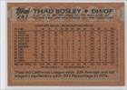 1988 година Бејзбол картичка Топс 247 Тад Босли Канзас Сити Ројалс