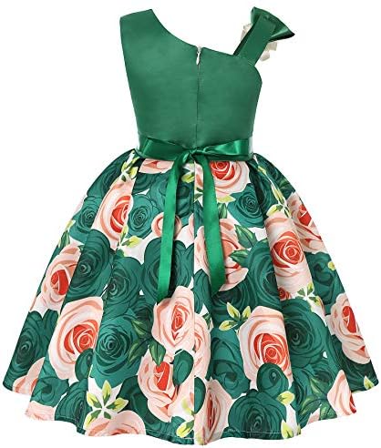 2-9T цветни девојки цветни фустани за мали фустани