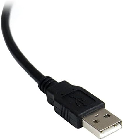 StarTech.com УСБ До Сериски Адаптер-Оптичка Изолација-USB Напојувано-FTDI USB До Сериски Адаптер-USB До Rs232 Адаптер Кабел, Црна