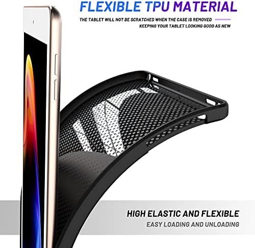 iPad 9.7 2018 2017 / Ipad Воздух 2 Случај, Тенка И Мека Таблета Заштитен Капак за 9.7 инчен / Ipad Воздух 2/ Ipad Воздух, Црна