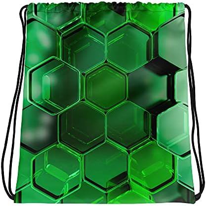 Торба За Влечење Зелена Шестоаголна Саќе Модерна