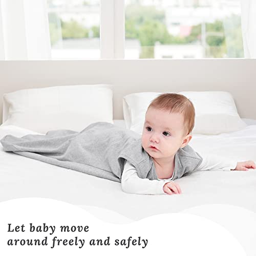 2-пакувања за спиење на бебето, памучно бебе, носено ќебе, тог 0,5 без ракави за дишење на летни вреќи за лето за бебиња 0-3 месеци