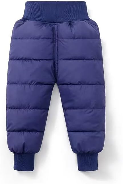 Хенорд бебе момчиња девојчиња снежни панталони еластични ветровотни панталони со лесни топли зимски панталони