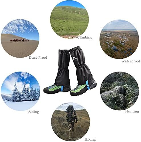 Гаитри за нозе Аотумут за пешачење, водоотпорни на нозе водоотпорни затоплувачи на нозе за велосипеди водоотпорни водоотпорни лов на снежни нозе