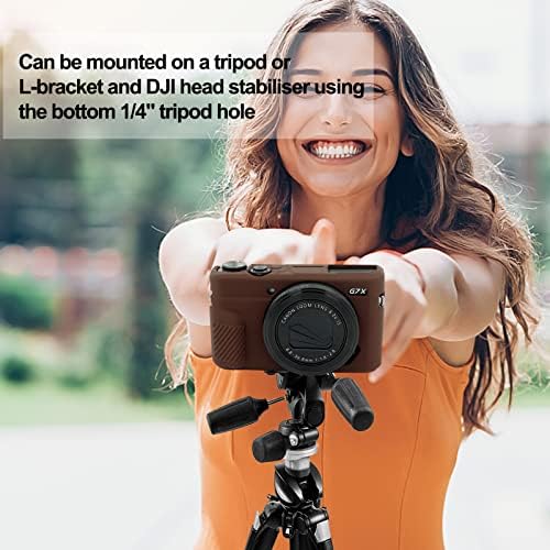 Лесно Хауба G7X Марк Ii Случај G7X Марк Iii Случај G7X Камера Силиконски Случај, Мека Силиконски Заштитен Капак За Canon Powershot