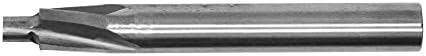 M4 HSS Straight Shank Spiral 4 Flute End Mill Cutter со 6мм Шанк за гравура на резба од алуминиум од дрвен челик