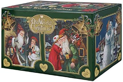 Стариот свет божиќни памучни бонбони стакло украс бесплатна кутија 32408 ново