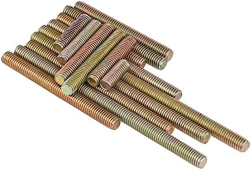 Целосна навојна шипка M6 M8 метричка жица завртка за завртки со јаглерод челик цинк обложен целосен мебел за заби врска завртки за завртки за завртки