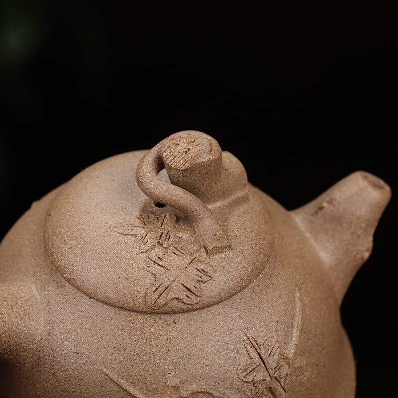 Штуко со три нозе во тенџере со виолетова песок чајник со рачно изработена тенџере кунг фу чај сет виолетова песочна тенџере pu'er