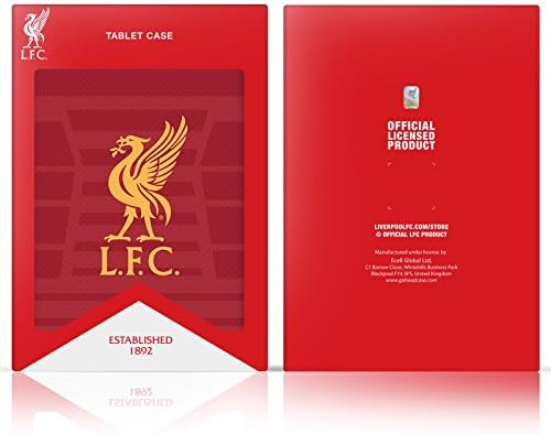 Дизајн на главни случаи официјално лиценциран Фудбалски клуб Ливерпул, црвен птица црвен на црна уметност, тврда кристална кутија, компатибилен