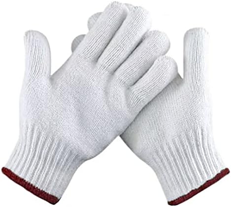 Jmmby Задебелен плетен памук, ракавици, безбедносни заштитени фабрички за ракавици