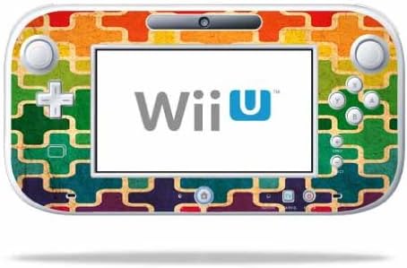 Mothyskins Кожата Компатибилен Со Nintendo Wii U Gamepad Контролер заврши Налепница Кожи Загатка