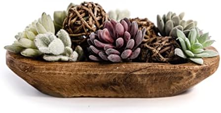 10 Рустикален дрвен сад за тесто - Декор за дрвени садови - сад за леб за леб - центар за декорација на домови - Подготвено за правење