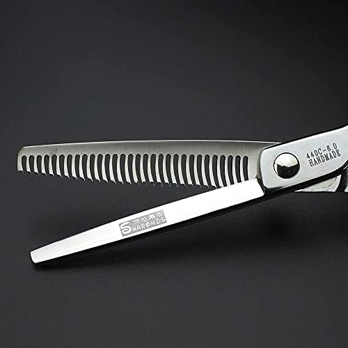 7-инчен професионален сет за ножици за фризерски ножици, деликатни ножици за шема, специјалист за стилисти за коса, поставени остри ножици за фризери од не'рѓосувач?