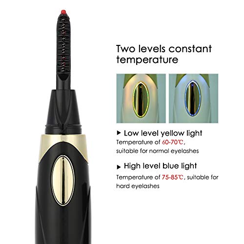 Електричен карач за трепки, преносно загреано продолжение долготрајно алатки за шминка за виткање на трепките