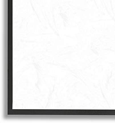 Ступел Индустрии Типографија На Северниот Пол Карирана Зимска Борова Зеленило Црна Врамена Ѕидна Уметност, 24 х 10, Бела