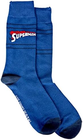 Супермен Ретро Наслов Логото Екипажот Чорапи