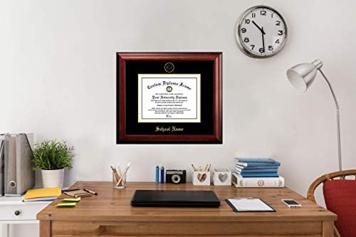Слики во кампусот FL985GED Државен универзитет во Флорида, врежана рамка за диплома, 11 „x 14“, злато