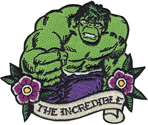 Официјални Marvel Comics Avengers Hulk „Неверојатно“ железо на лепенка за апликација