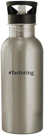 Подароци на Ник Нок Факторнинг - 20oz шише со вода од не'рѓосувачки челик, сребро