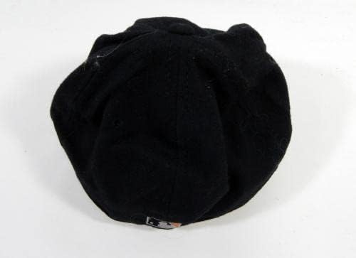 1996-02 Балтимор Ориолес Скот Ериксон 19 Игра користена црна капа 6.875 DP22844 - Игра користена МЛБ капи
