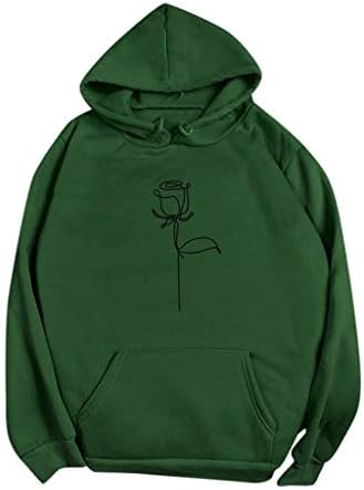 Hoody luctring Cozy Baggy Pulver Pulver Women Cutout Sturepty Sweatshirt Excerise Festival лесен лента