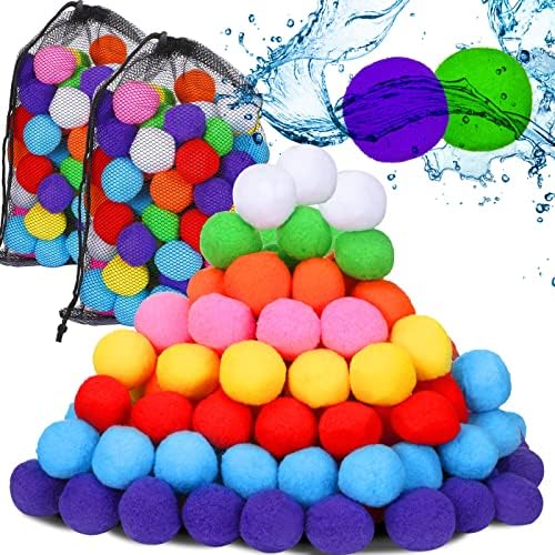 200 парчиња балони за вода за еднократно вода со вода топки со вода со 2 мрежни торби лето надвор од играчки за момчиња девојчиња