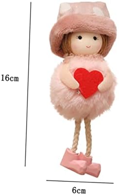 Девојче за девојчиња од Амосфун 1 ПЦЦ претставува девојка која виси декора за украсување кукла декорација плишани украси пом пом пом пом пом