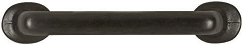 Хардвер Hickory P3672-BI Carbonite Collection Повлечете 4 инчи центар, центар до централна лента, црно железо