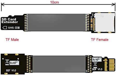 Xiwai TF Micro SD Машки Продолжувач На Tf Картичка Женски Продолжен Кабелски Адаптер Флексибилен SD/SDHC/SDXC UHS-III UHS-3