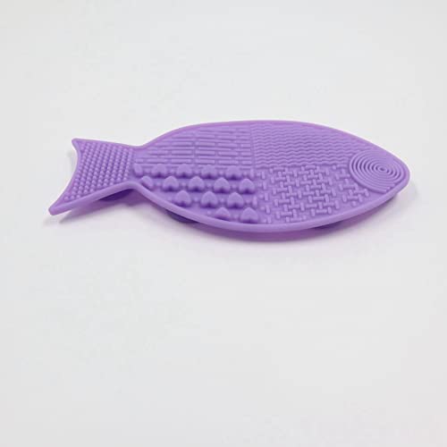Козметичко чистење четка за чистење чистач подлога риба форма силиконска шминка четка за сунѓер за миење садови за миење додатоци за шминка