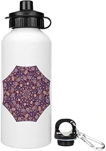 Azeeda 400ml „Цветен чадор за чадор“ Деца за еднократно шише за вода/пијалоци