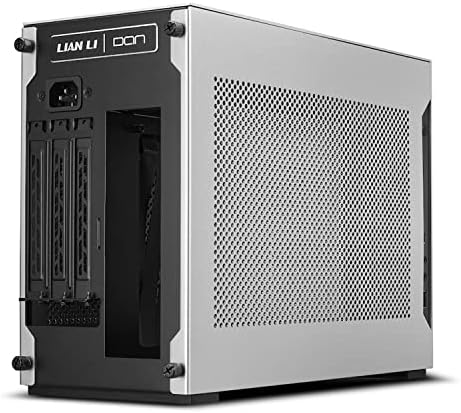 Lianli A4-H2O Silver SPCC / Алуминиум Mini-ITX Компјутер Случај, PCI4.0 Столб Картичка Кабел Вклучени-А4-H2O A4 Сребро